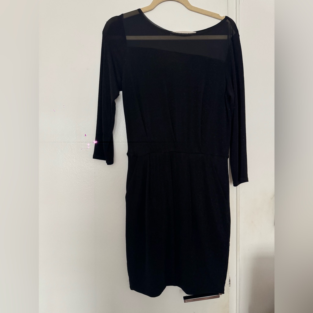 Rachel Rachel Roy Asymmetrical Black Cocktail Dress
